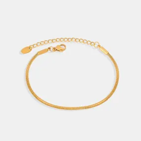 18K Gold-Plated Minimalist Bracelet