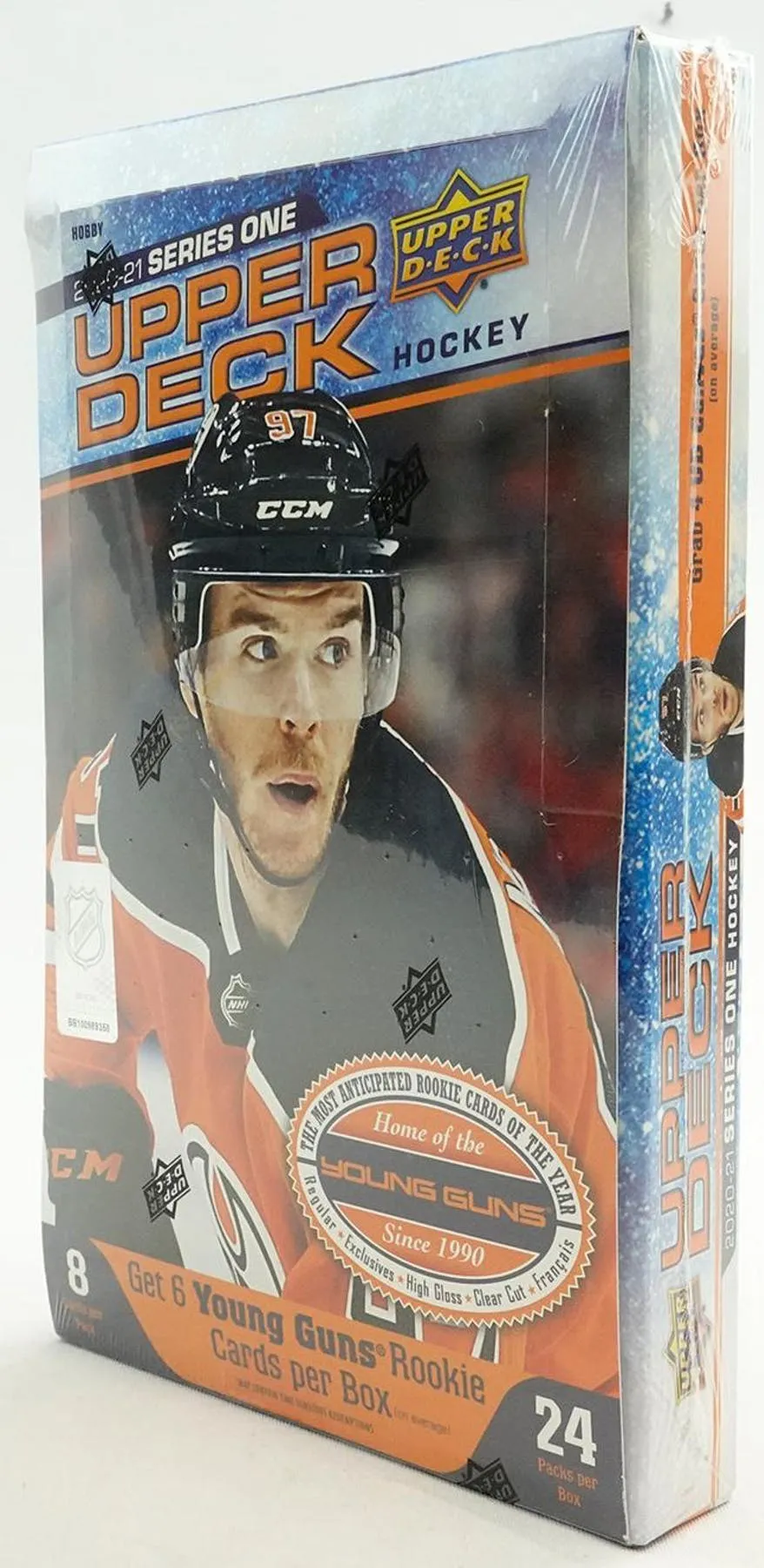 2020/21 Upper Deck Series 1 Hockey Hobby Box 24 Packs Per Box, 8 Cards Per Pack IN STOCK