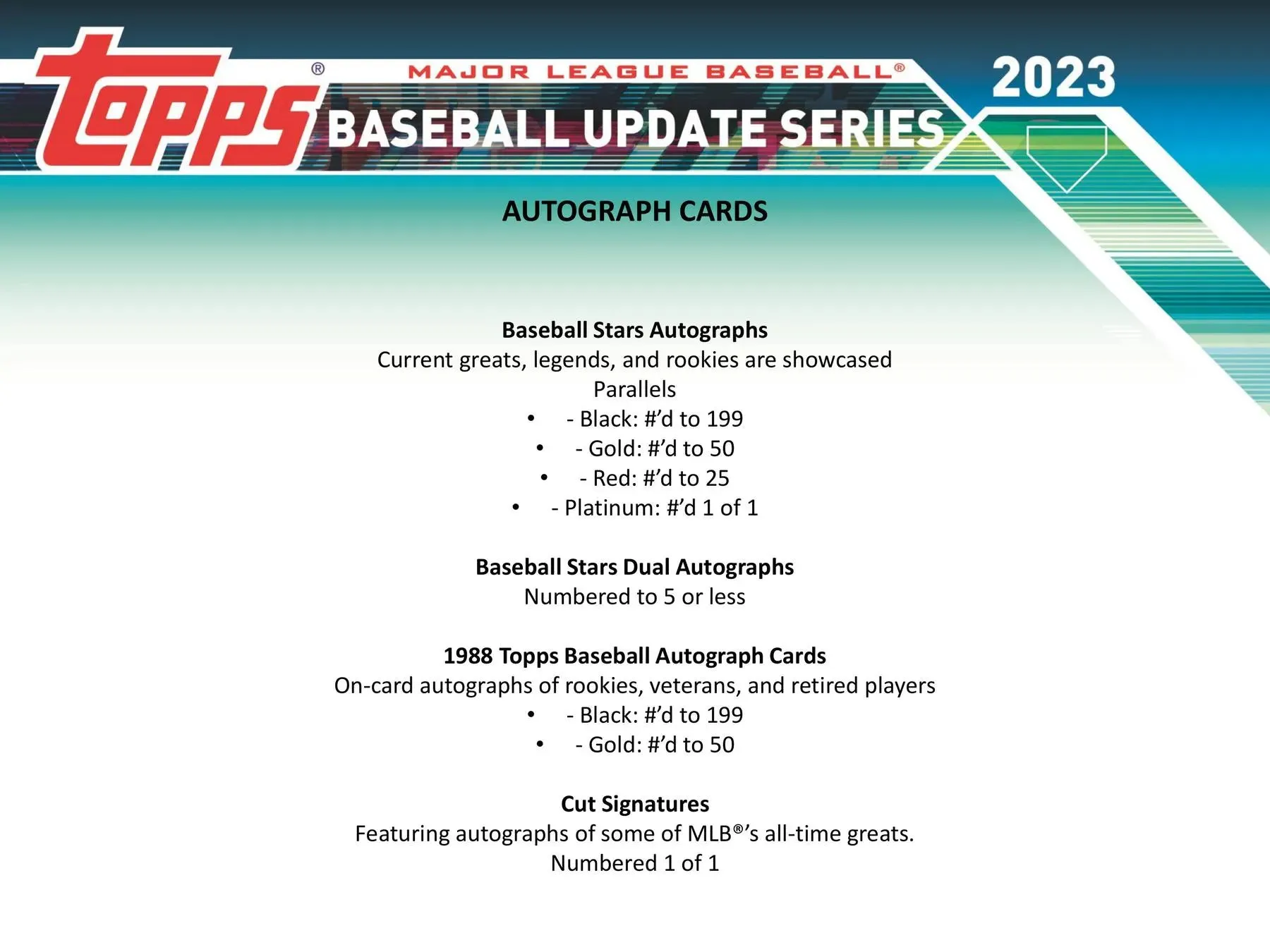 2023 Topps Update Series Baseball 7-Pack Blaster Box