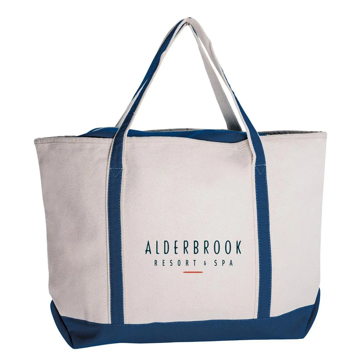 Customized 24 Oz. Large Zippered Boat Tote with Your Brand or Logo