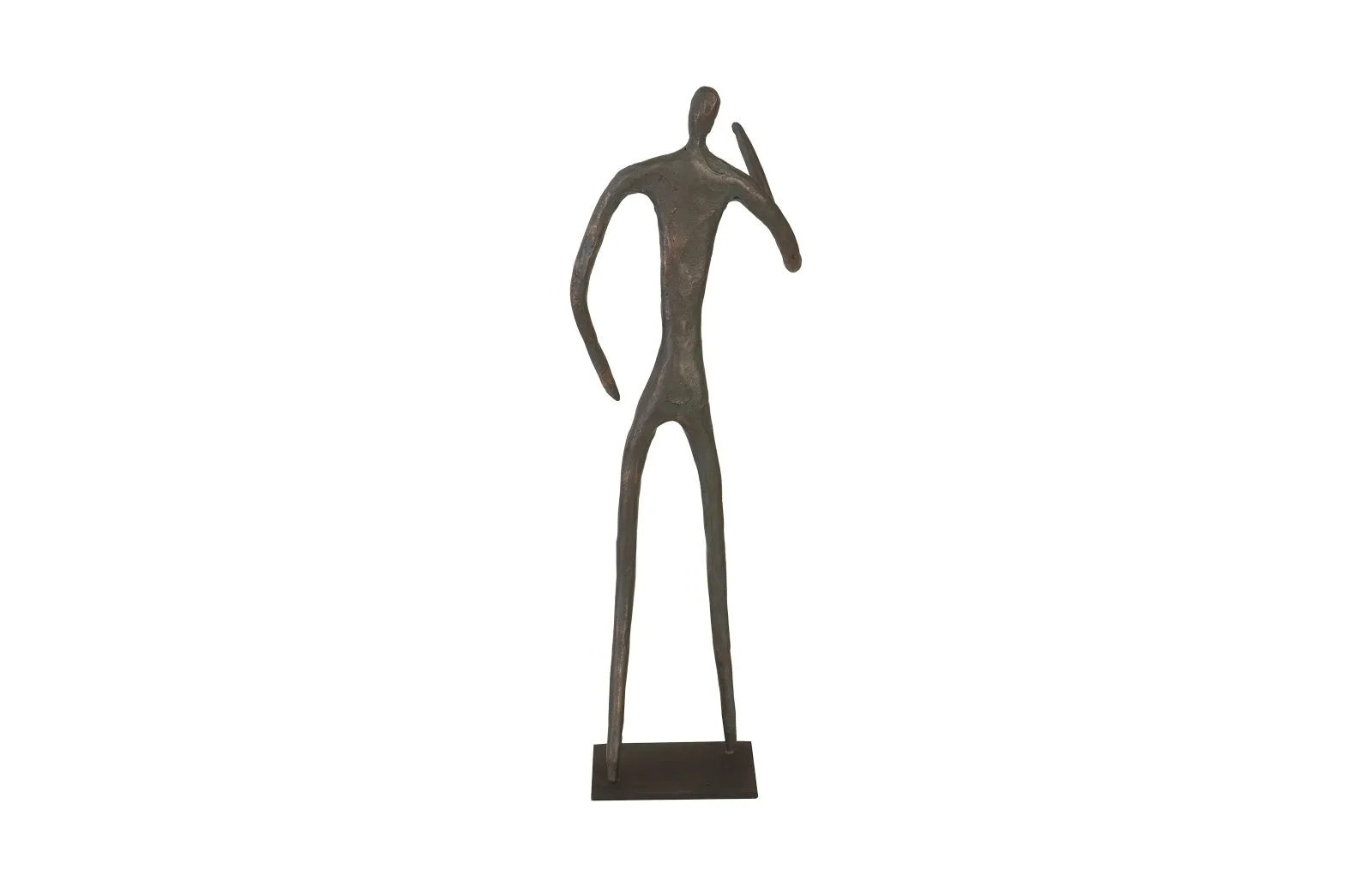 Abstract Gesturing Figure Sculpture