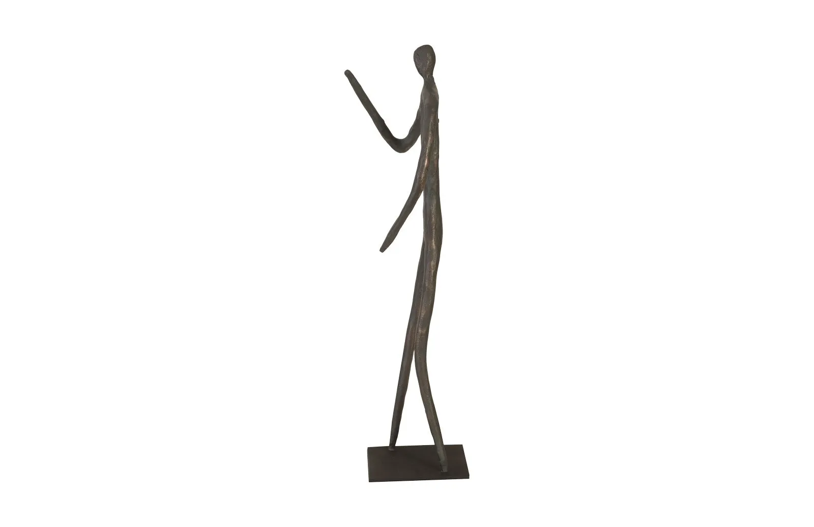 Abstract Gesturing Figure Sculpture