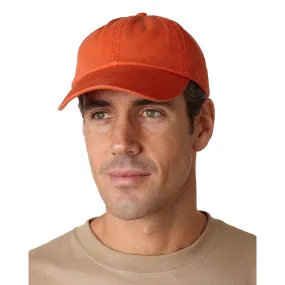 Adams Men's Burnt Orange 6-Panel Low-Profile True Color Twill Cap