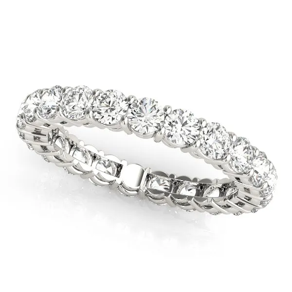 AMOUR 3.2 Carat Diamond Eternity Band in 14K/ 18K/ Platinum GIA Graded 15 pointer G Color SI1 Clarity By Mike Nekta SIZE 7 to 8