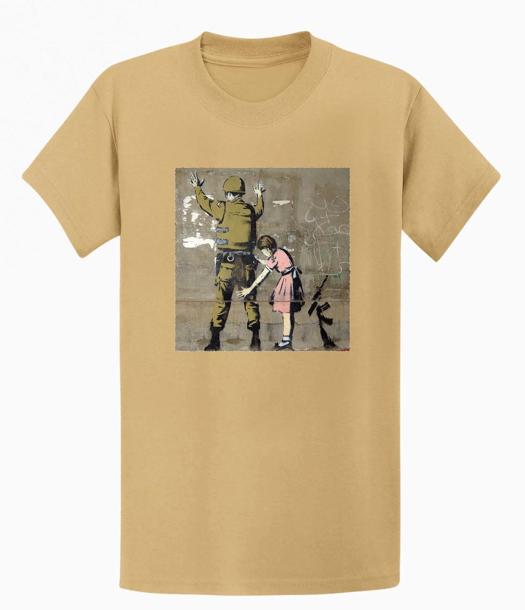 Banksy T-shirt - Girl and a Soldier