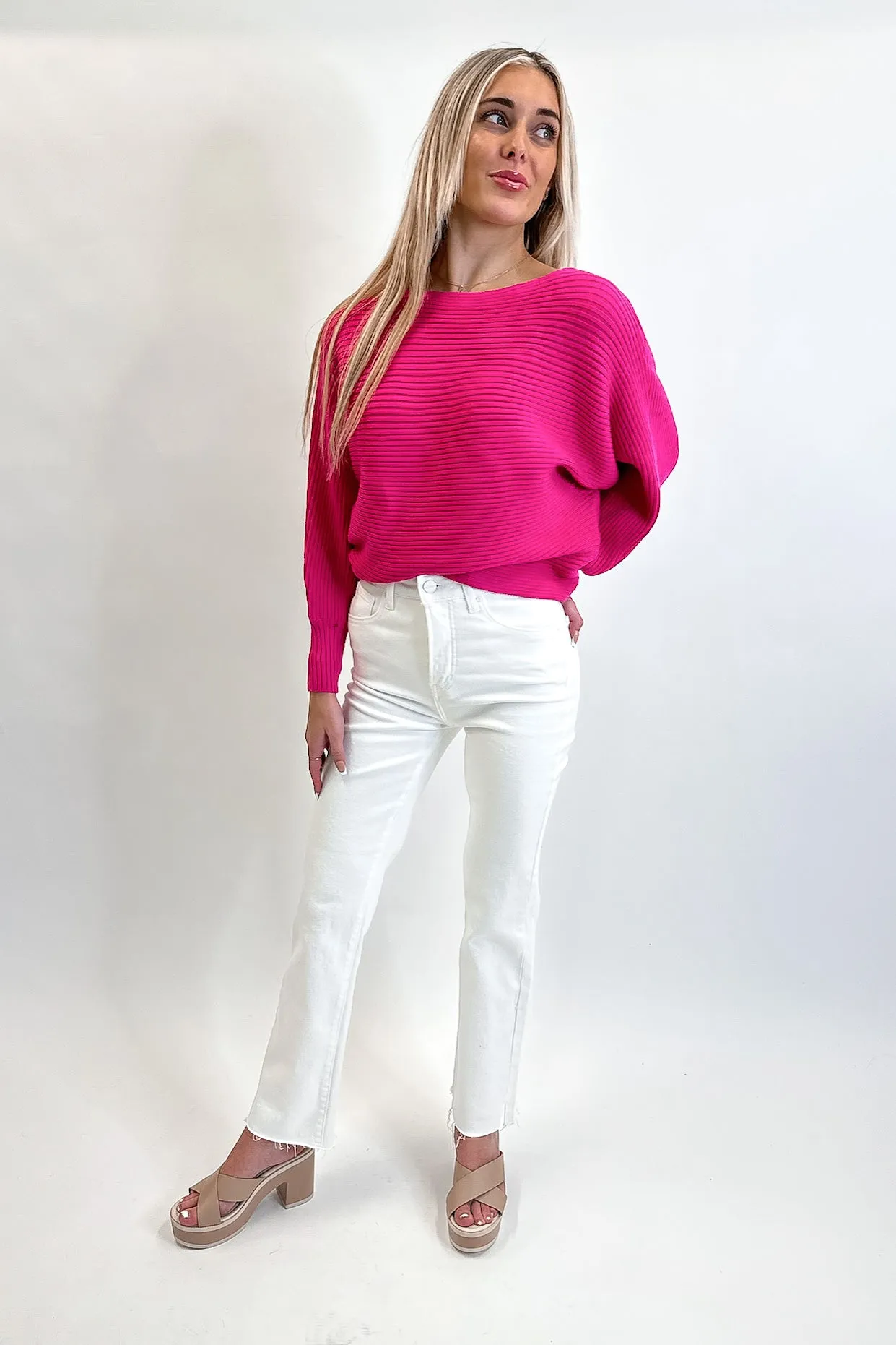 Be Mine Sweater Pink- FINAL SALE