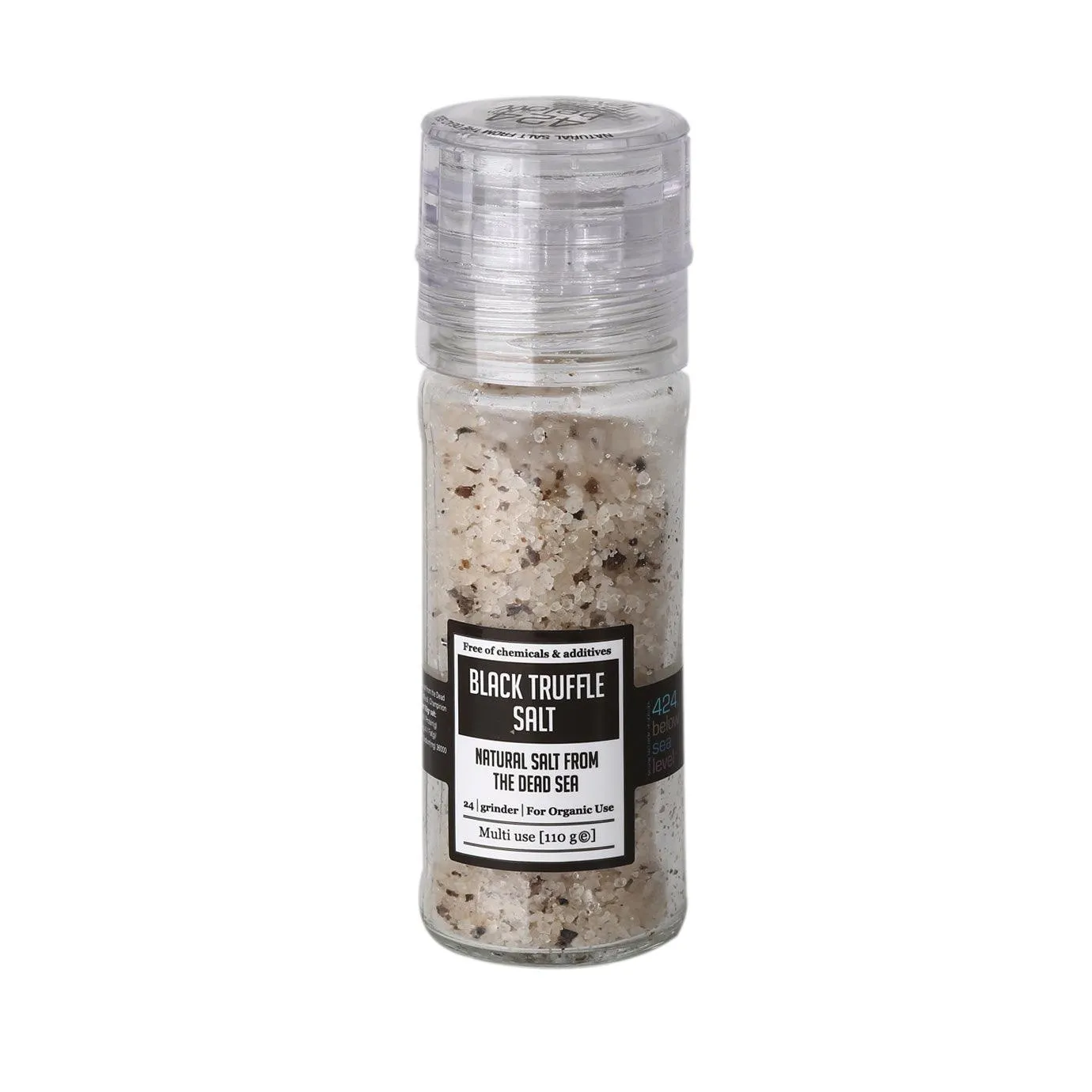 Black Truffle Salt 424 From The Dead Sea 3.87oz / 110 grams