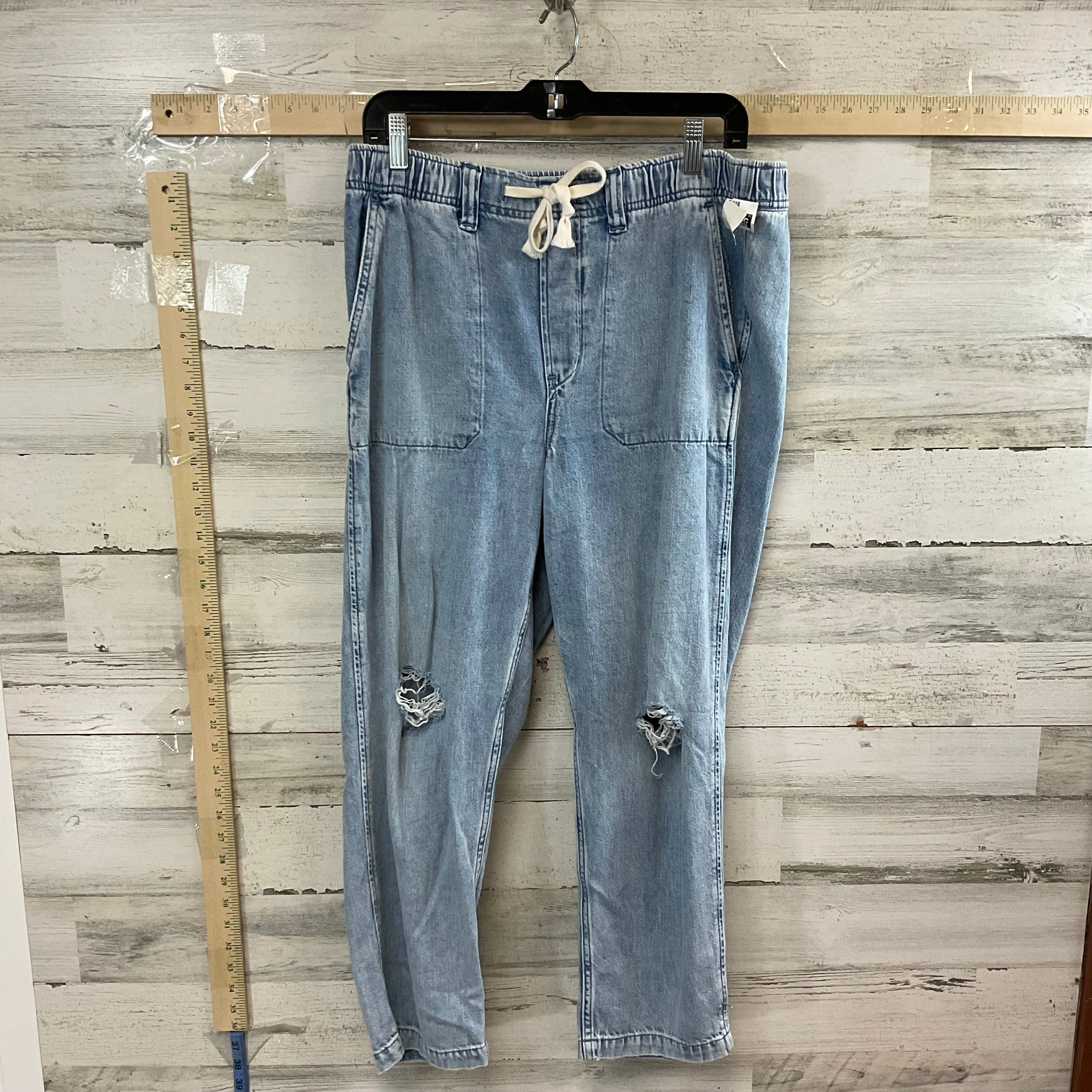 Blue Denim Jeans Straight Gap, Size M