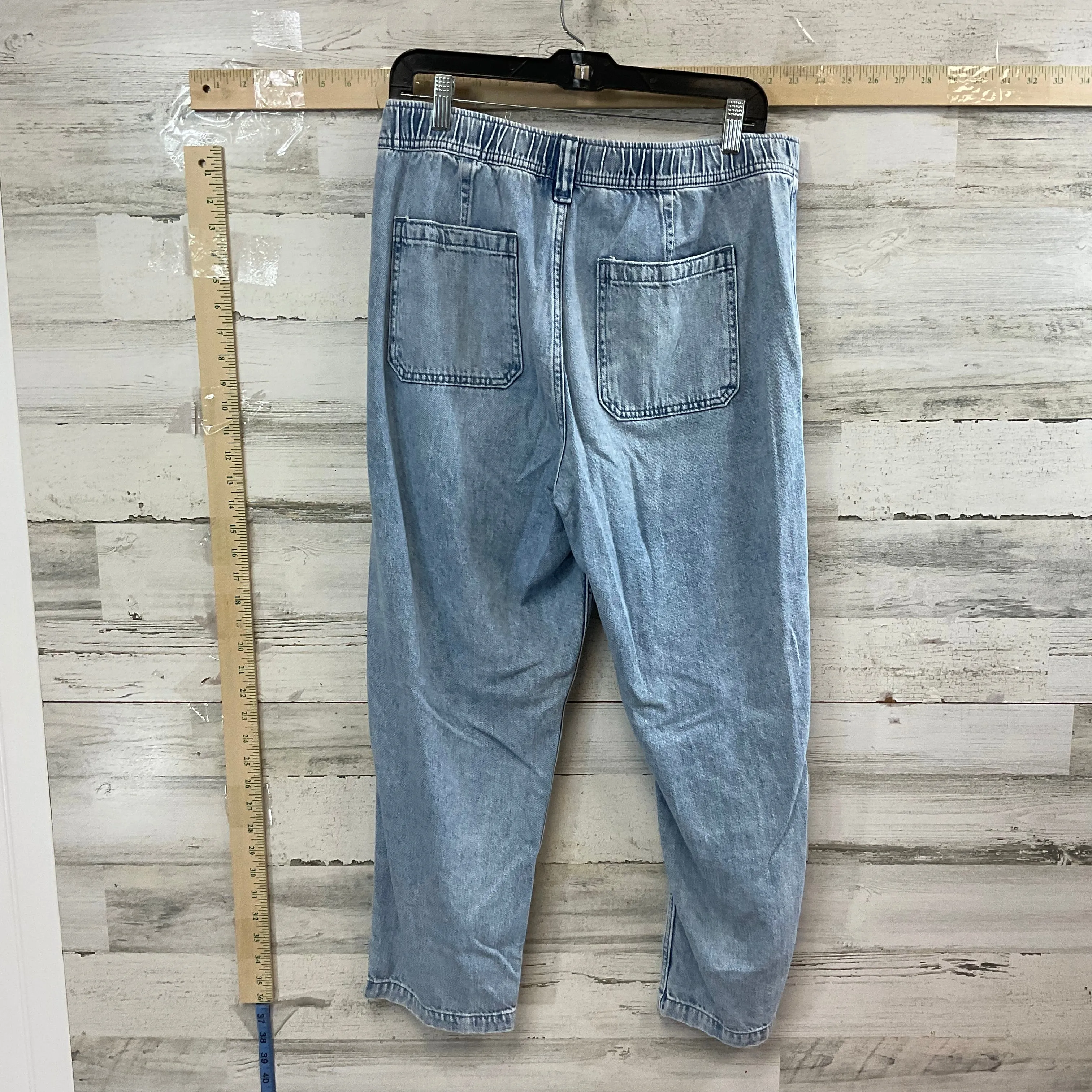 Blue Denim Jeans Straight Gap, Size M