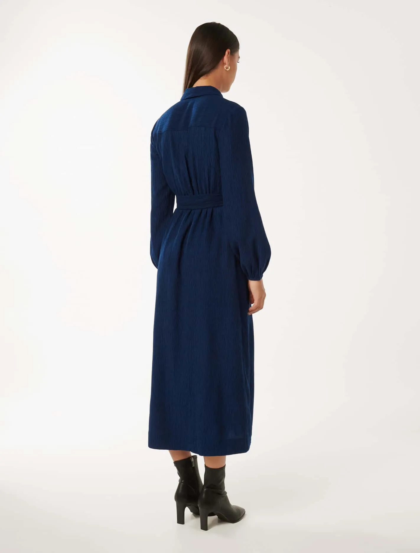 Bobbi Textured Shirt Dress