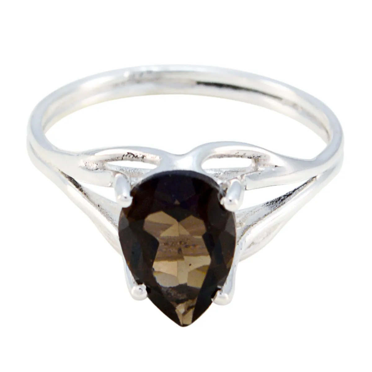 Bonnie Gemstone Smoky Quartz Sterling Silver Ring Mariana Jewelry