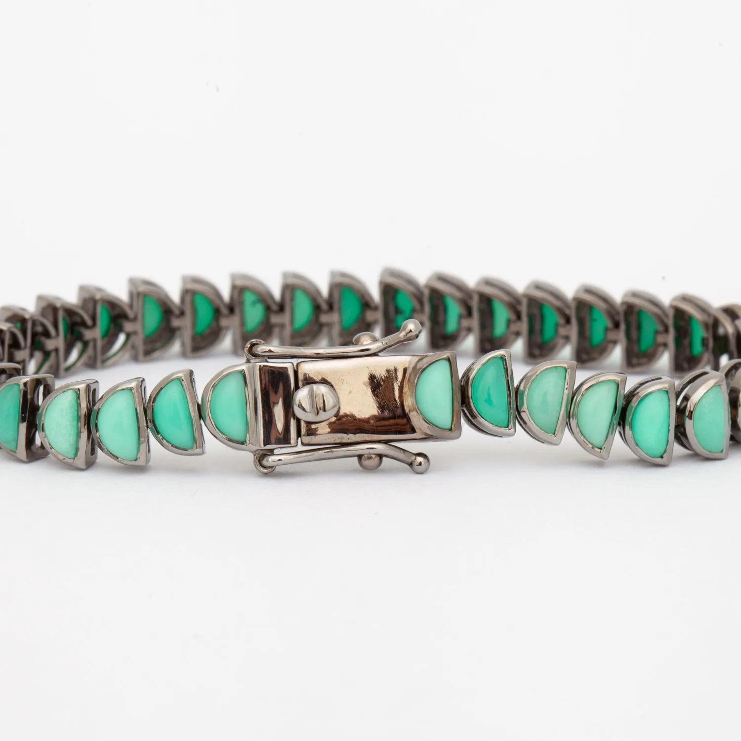 Chrysoprase Small Worm Bracelet