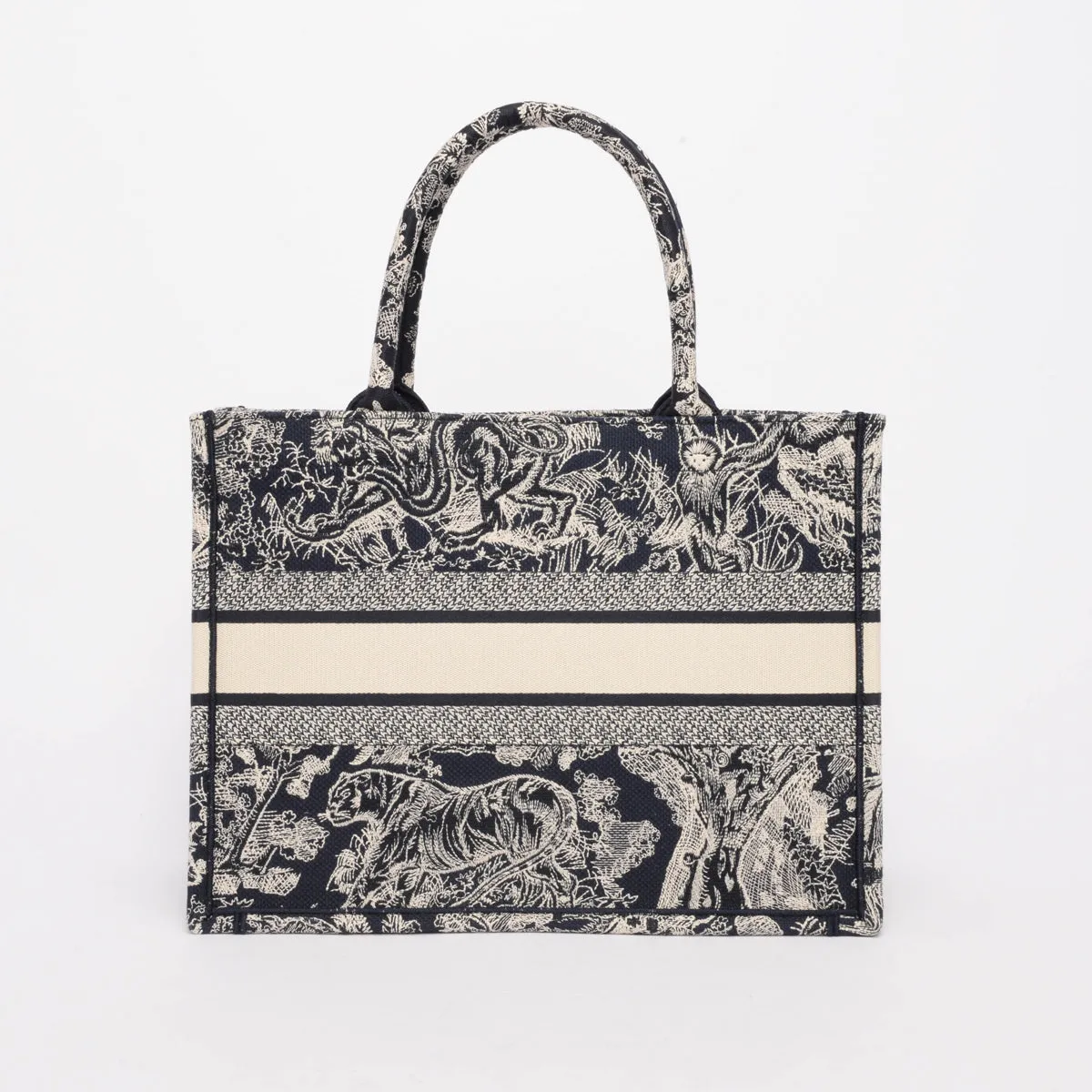 Dior Blue Toile De Jouy Medium Book Tote