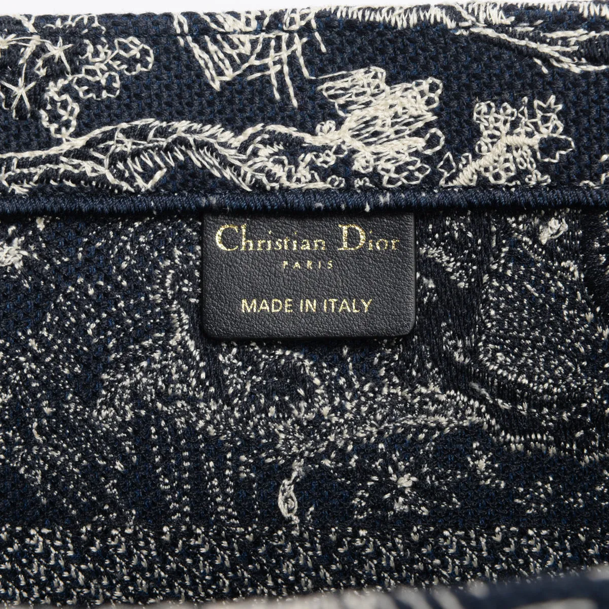 Dior Blue Toile De Jouy Medium Book Tote