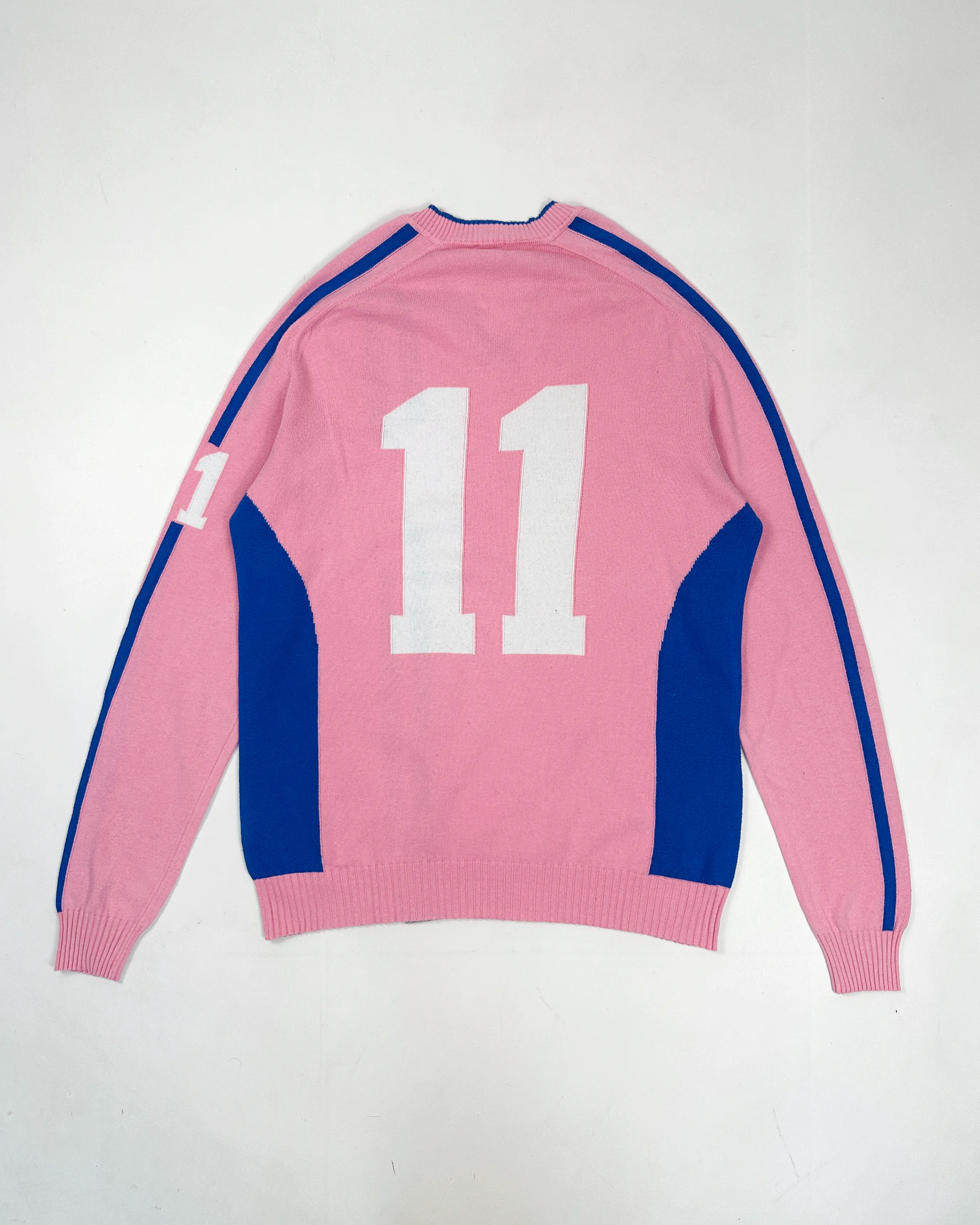 Dolce & Gabbana "11" Soccer Style Pink Knitwear 2000's