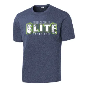 Elite - Lightening Bolts PosiCharge Drifit Tee (ST350/YST350) - True Navy Heather