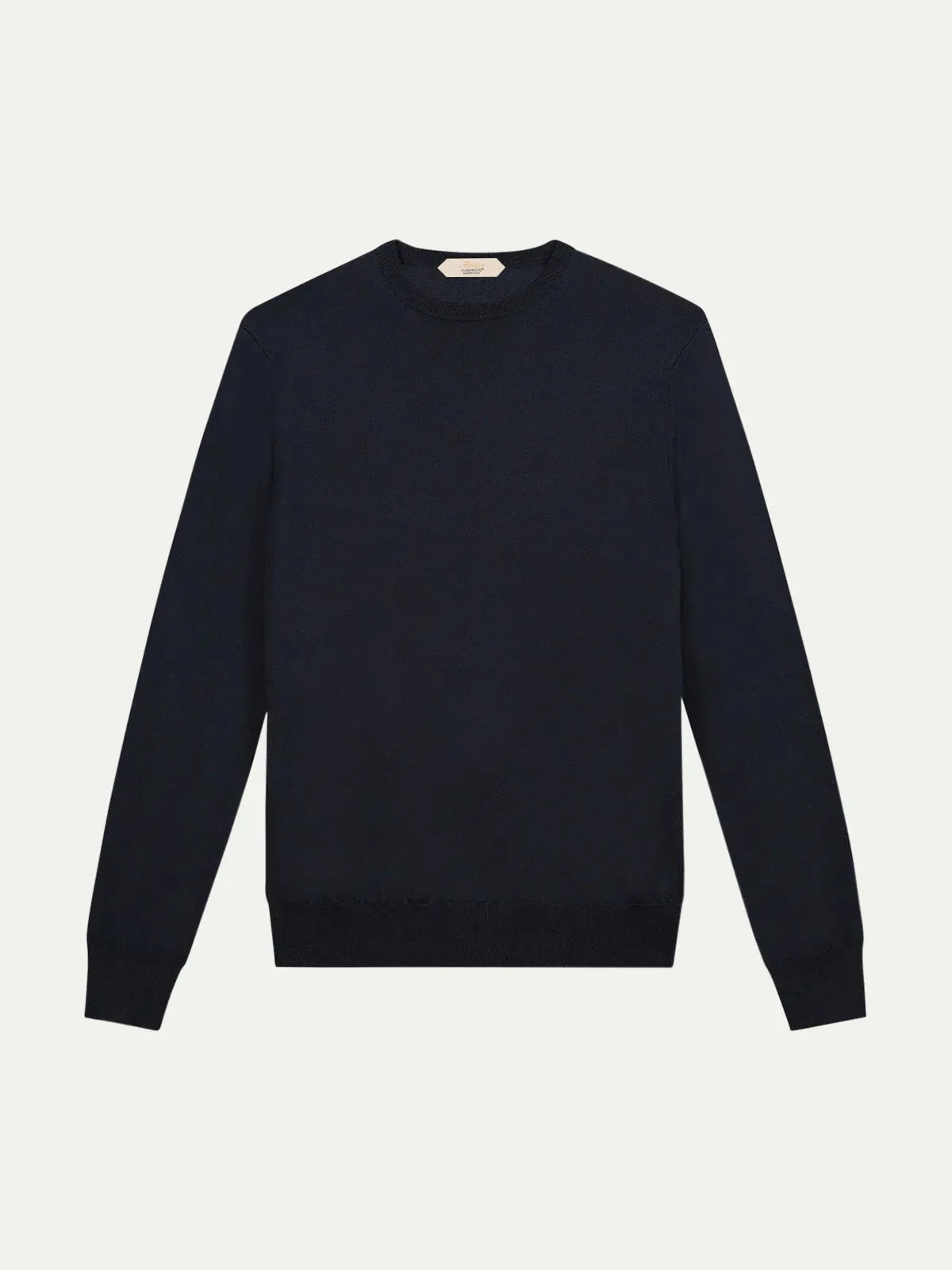 Extrafine Merino Crew Neck Sweater Navy