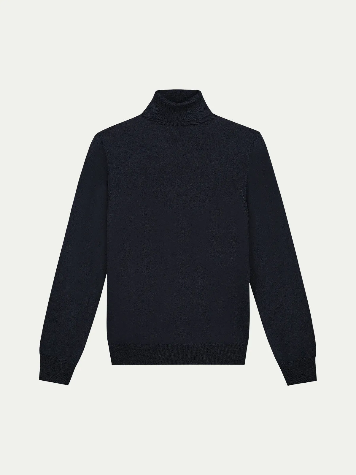 Extrafine Merino Rollneck Navy