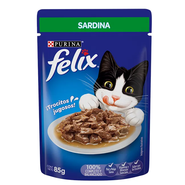 Felix Comida Para Gato Sabor Sardina 85 g