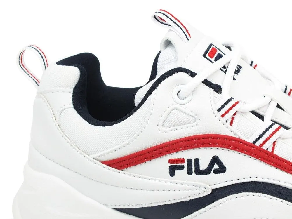 FILA Ray Low White Red Navy 1010562150