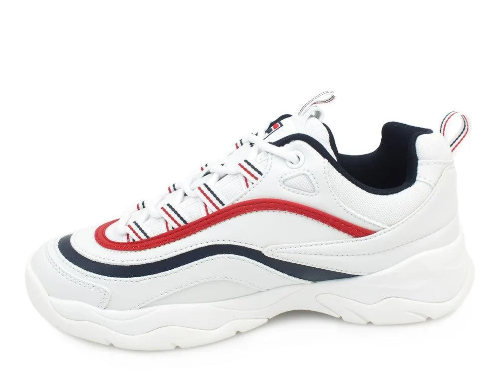 FILA Ray Low White Red Navy 1010562150