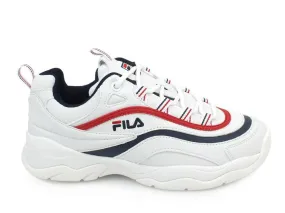 FILA Ray Low White Red Navy 1010562150