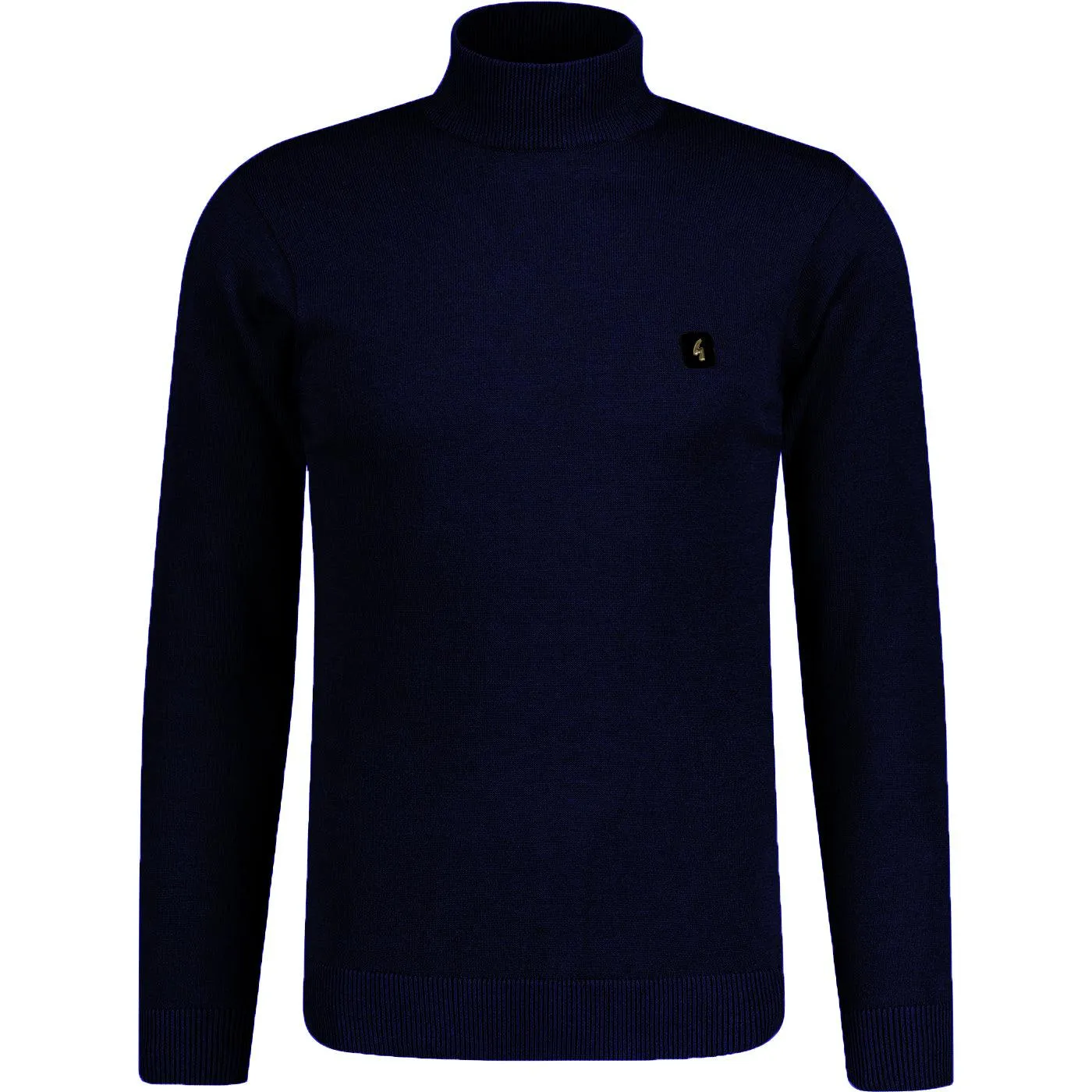 Gabicci Vintage Duke Turtleneck Jumper Navy