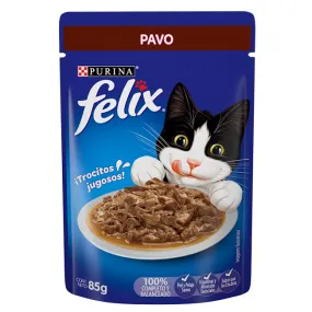 Gato Felix Comida Sabor Pavo 85 g