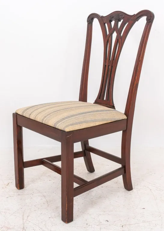 George III Style Mahogany Side Chair