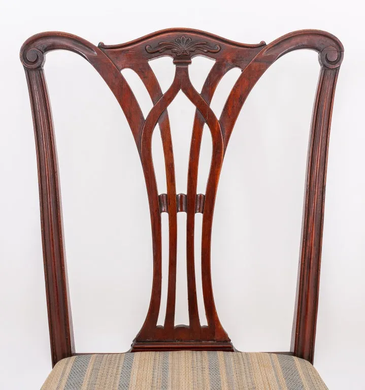 George III Style Mahogany Side Chair