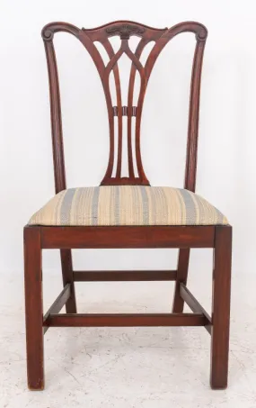 George III Style Mahogany Side Chair