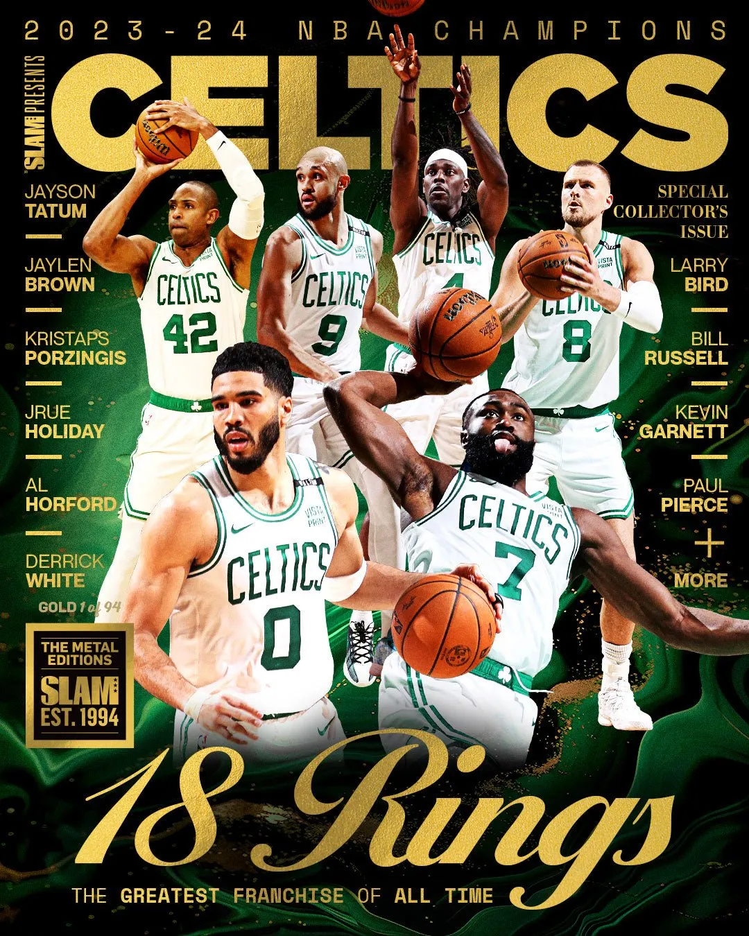 GOLD METAL: SLAM Presents Celtics (#d/94)