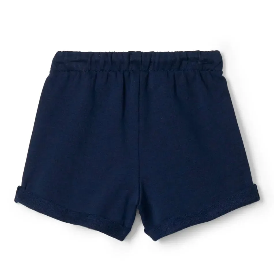 Hatley Navy Toddler Pull On Shorts S00NNT1309