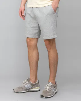 HEATHER FLEECE SWEATSHORT / HEATHER GREY