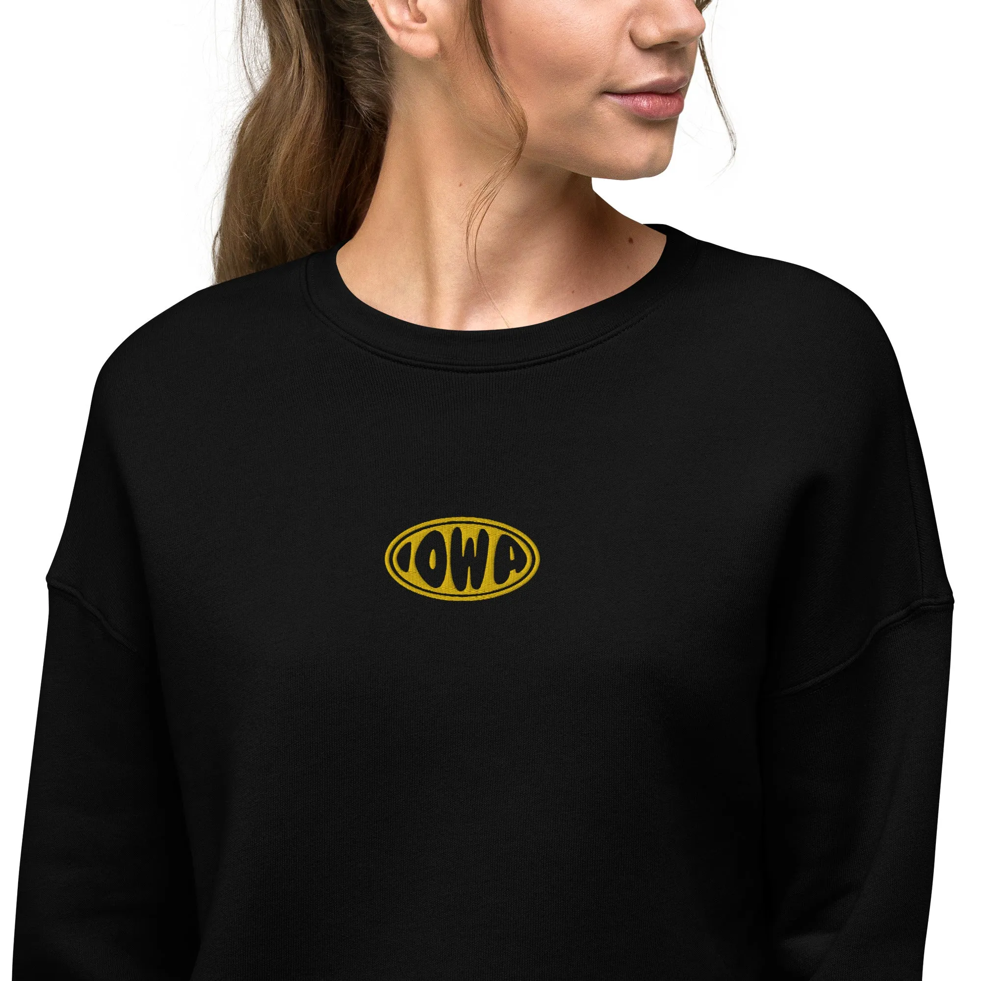 Iowa Bubble Cropped Sweatshirt