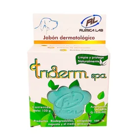 Jabón En Barra Para Perros Y Gatos Triderm Spa 120 G - Ruímica