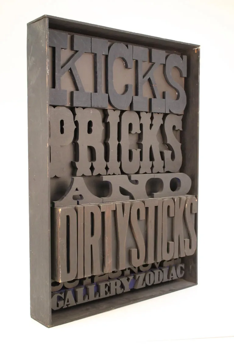 James Russell Gallery Zodiac 'Scorpio' Constructed Wood Sign