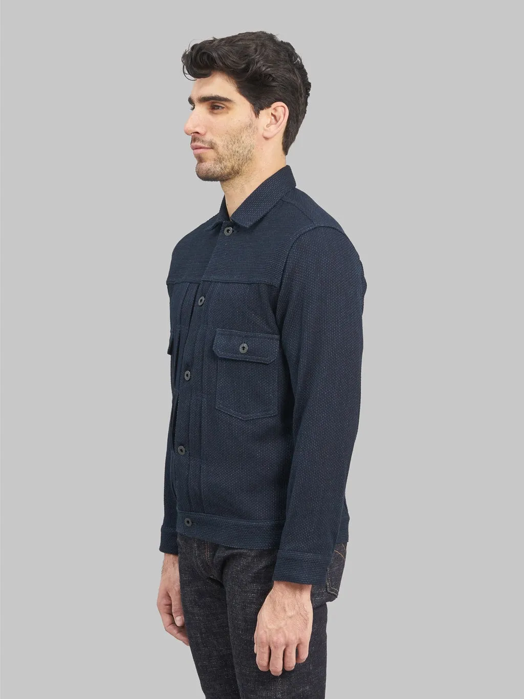 Japan Blue Indigo Sashiko Type II Jacket