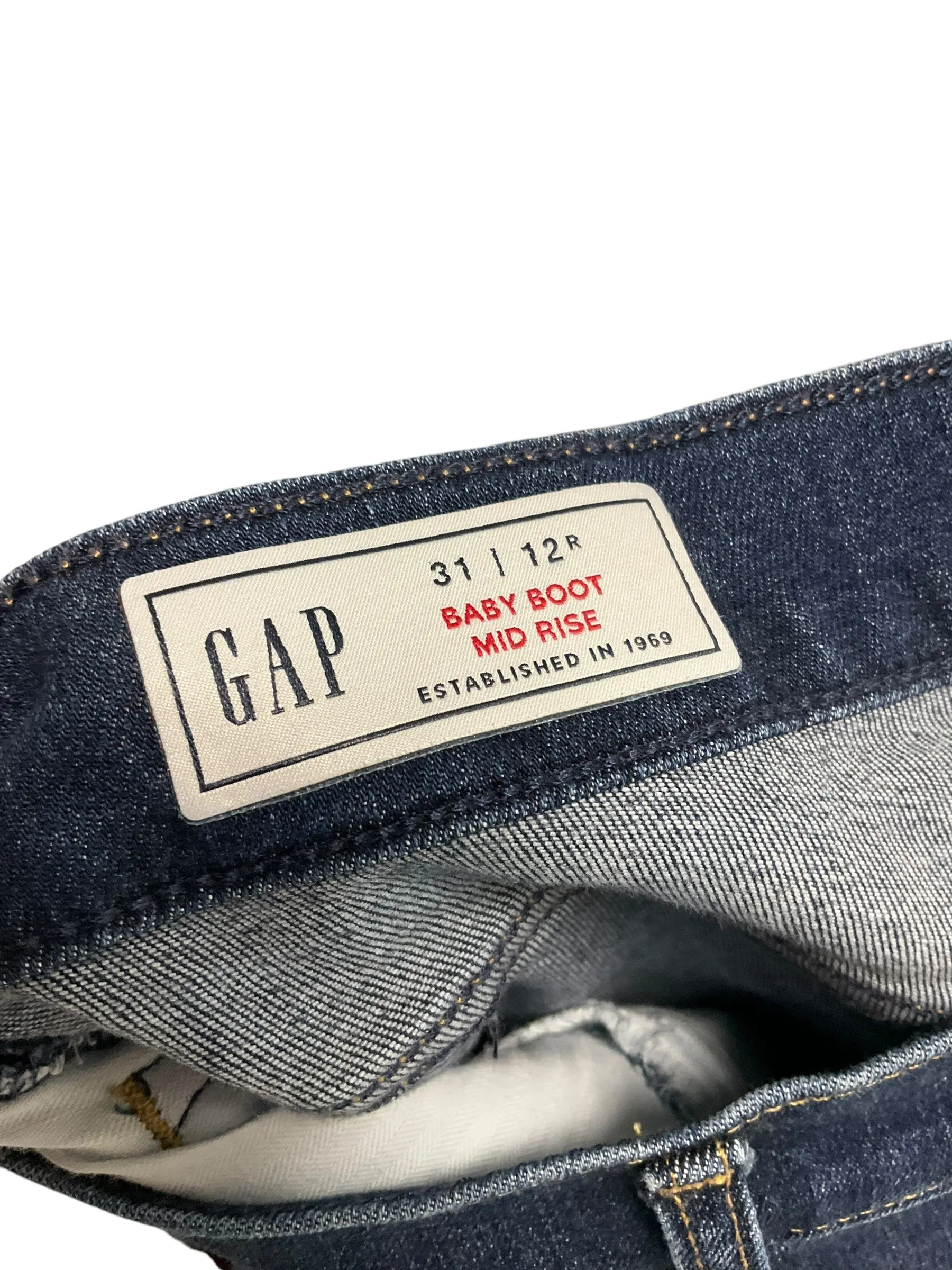 Jeans Boot Cut By Gap In Blue, Size: 12