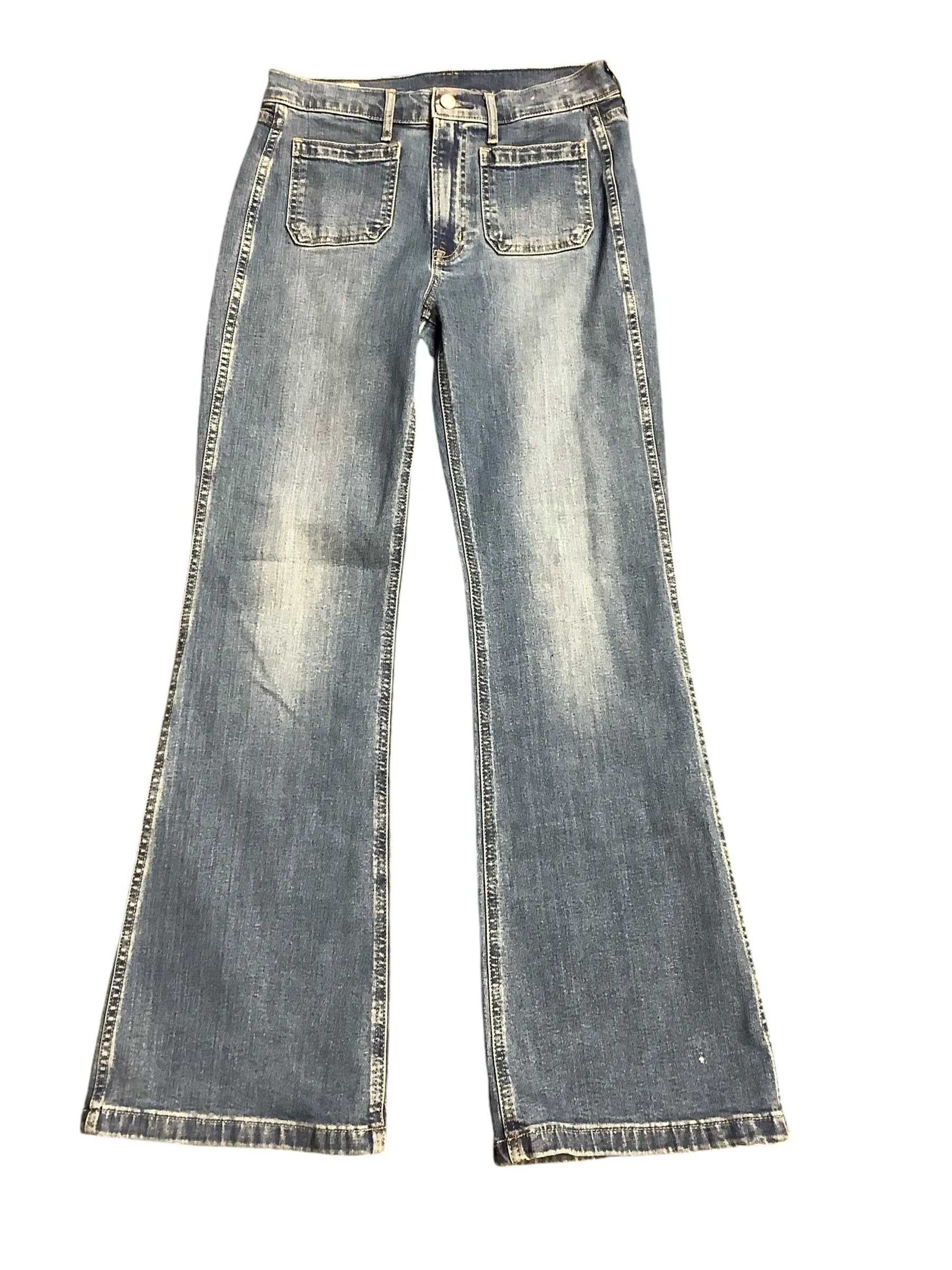 Jeans Flared By Gap In Blue Denim, Size: 6