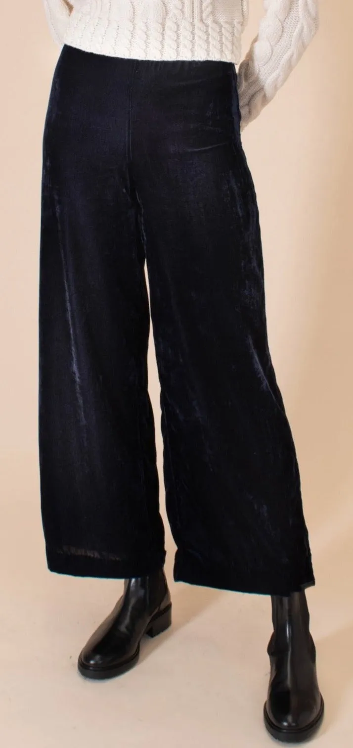 Jimie blueberry velvet pant