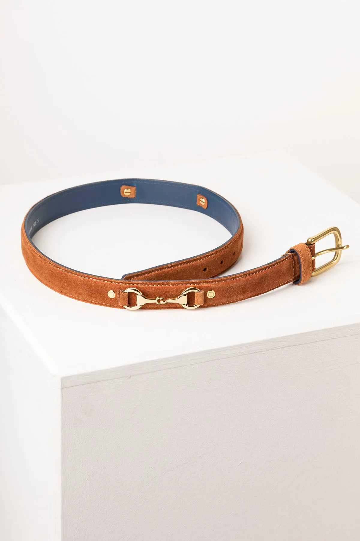 Ladies Suede Snaffle Belt