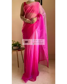 Malibu Barbie Ombré Saree