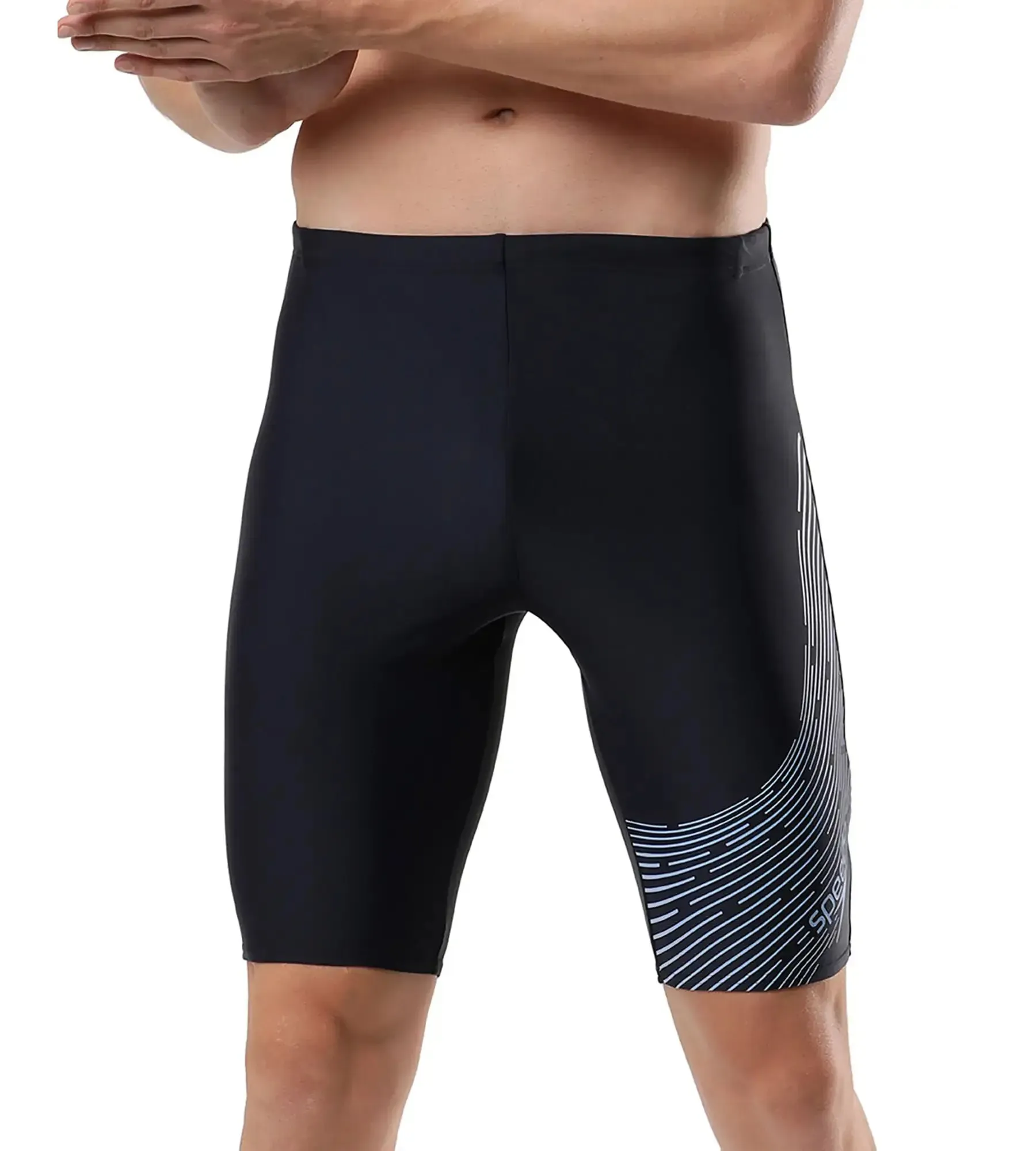 Men's Endurance Medley Logo Jammer - True Navy & Curiousblue