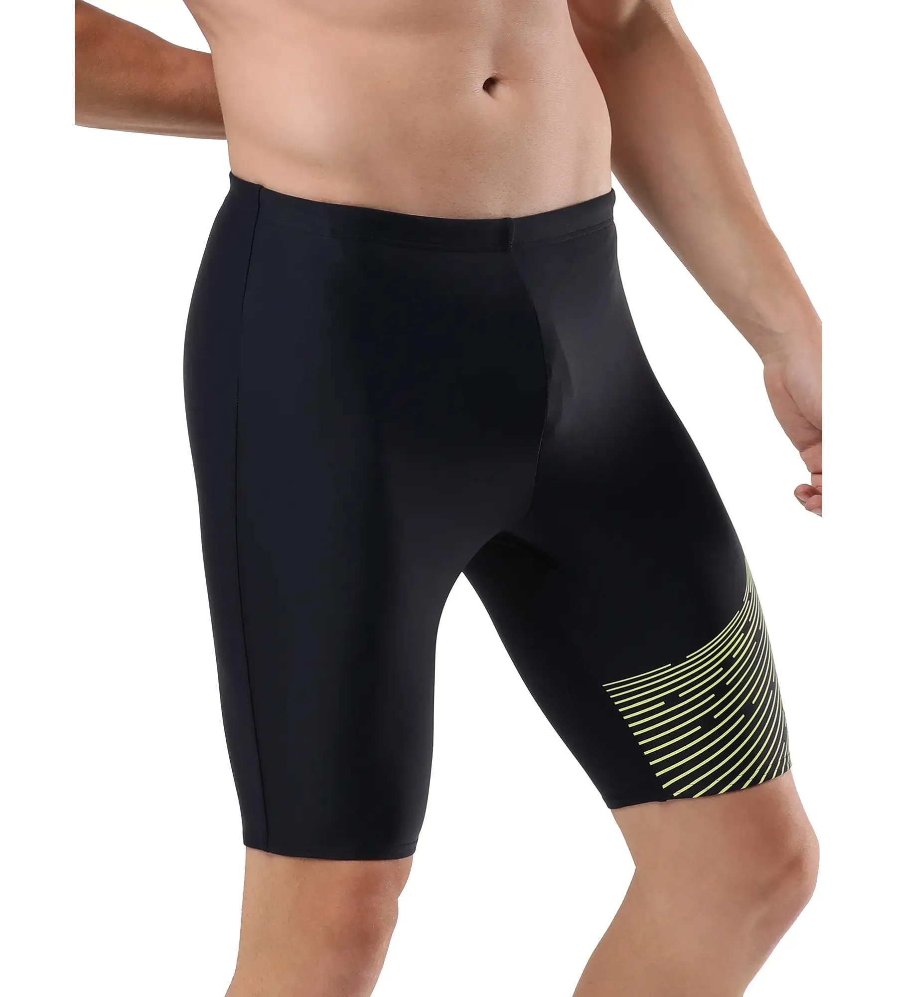 Men's Endurance Medley Logo Jammer - True Navy & Lemondrizzle