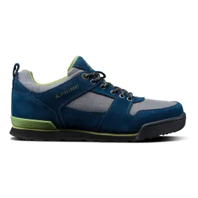 Mens Monty Lo Sneakers in Navy and Lichen Green