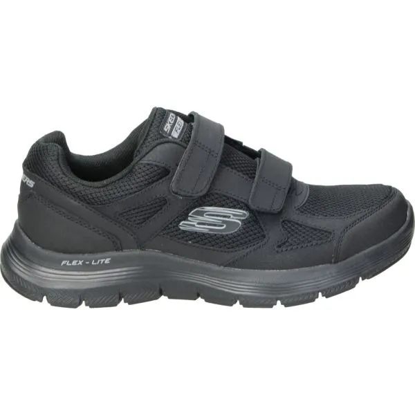 Mens Skechers Trainers Flex Advantage 4.0 232578 BBK Black Work sale