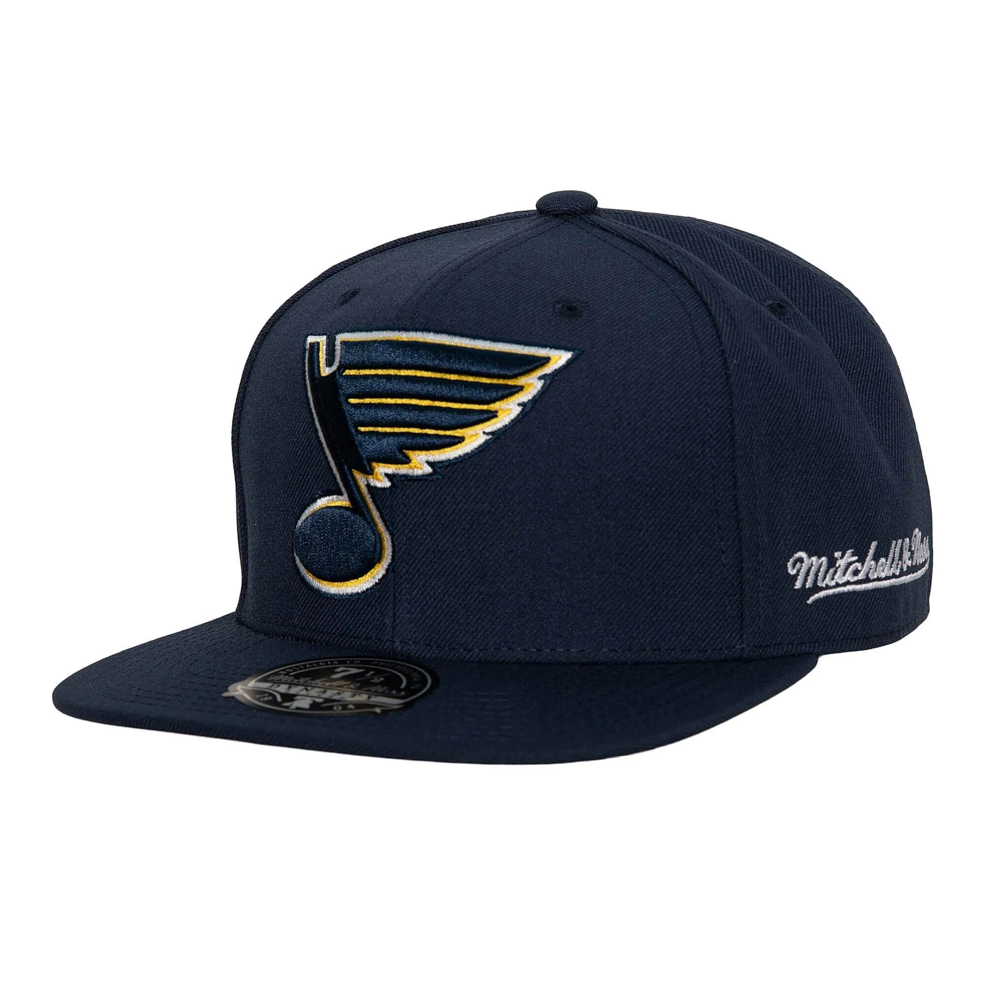 Mitchell & Ness Vintage NHL St Louis Blues 25 Years Side Patch Dynasty Fitted