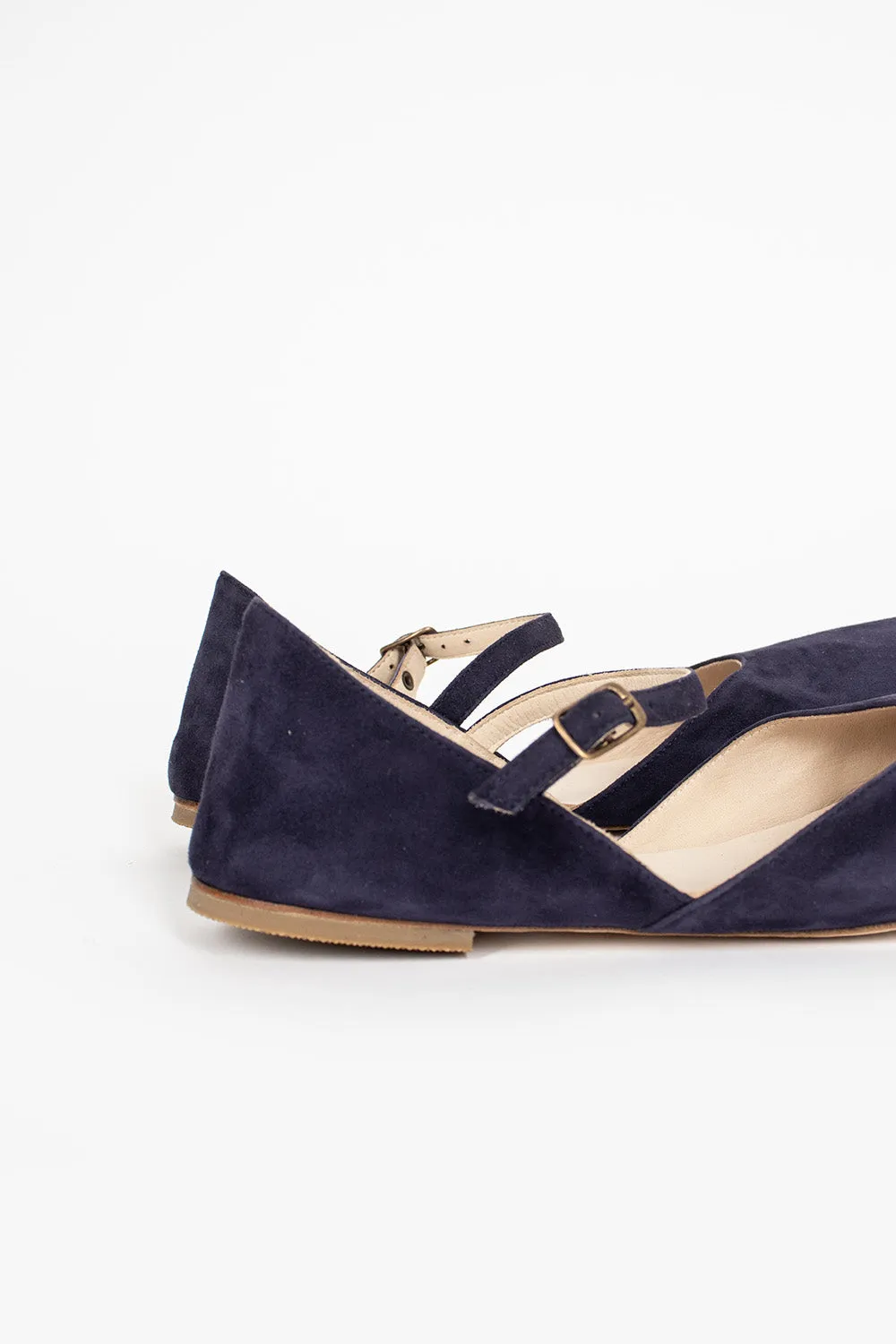 Open Ballerina Navy Blue