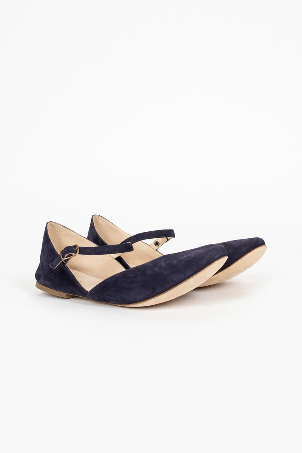 Open Ballerina Navy Blue